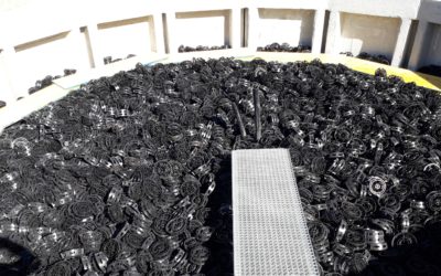 UNFAMED FABRICANTES AGUA, proveedor del relleno plástico desordenado SYSTEM-P para la nueva EDAR del curso bajo del río Urederra, en Navarra